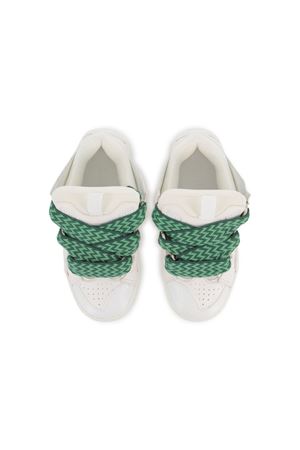 white leather sneakers LANVIN KIDS | N3021810P